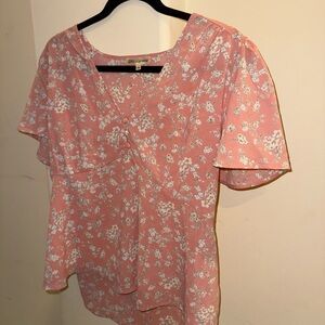 Jasmine Pink Floral Blouse